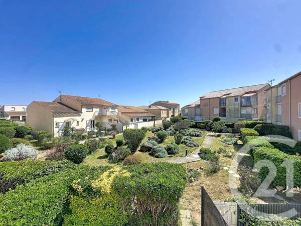 Appartement T2 à vendre  2 pièces - 25,65 m 2   MARSEILLAN PLAGE  - 34