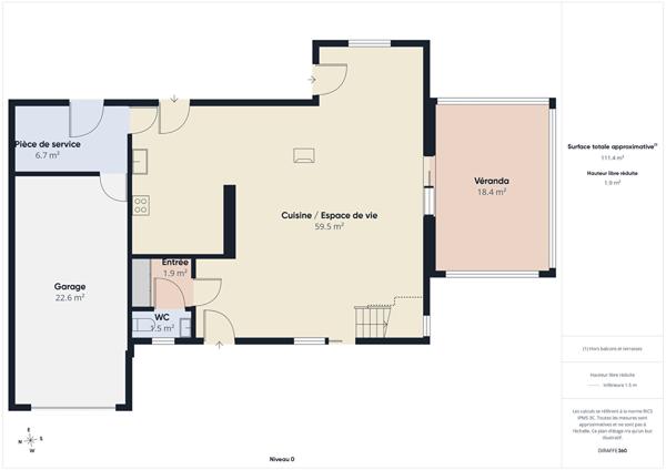 Maison familiale de 140m2 sur 1100 m2 de terrain