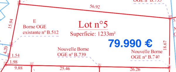 Terrain à vendre 1 233 m² Feytiat