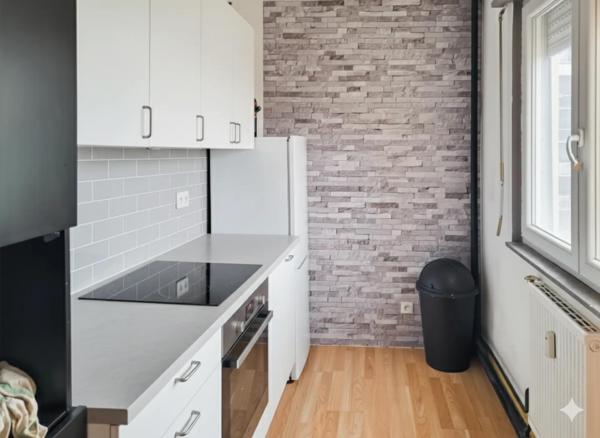À Mulhouse (68200) F2, pour investisseur, appartement loué dans résidence sécurisée, 43 m2 au 4e étage avec ascenseur proche commodités