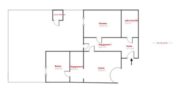 À vendre Appartement T2 de 37 m² à MARSEILLE 3EME ARRONDISSEMENT