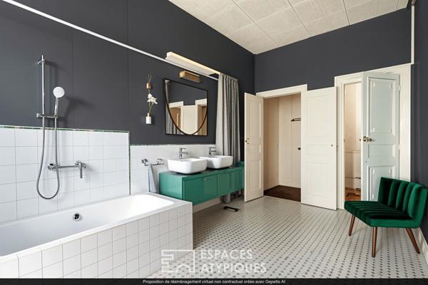 Appartement à réinventer dans un ancien hôtel particulier