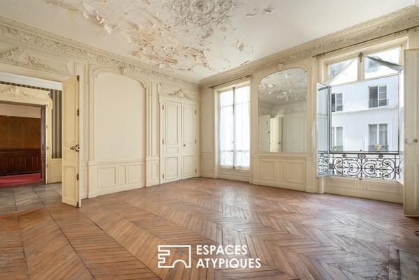 Appartement à réinventer dans un ancien hôtel particulier