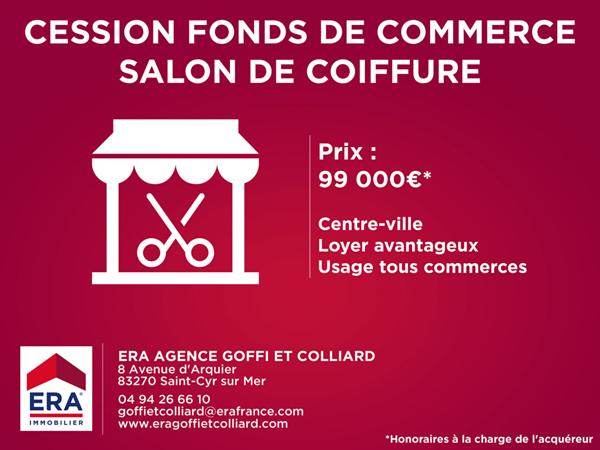 Fonds de commerce - Salon de Coiffure Saint Cyr Sur Mer