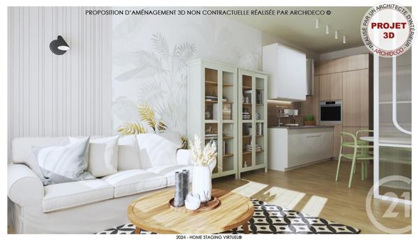 Appartement F2 à vendre  2 pièces - 36,63 m2 GRANVILLE - 50