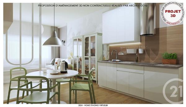 Appartement F2 à vendre  2 pièces - 36,63 m2 GRANVILLE - 50