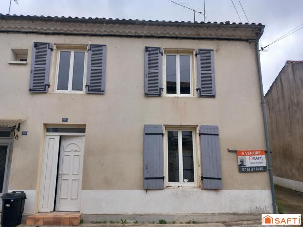 MAISON 96M2 ,3 CHAMBRES,DEPENDANCE ET JARDIN