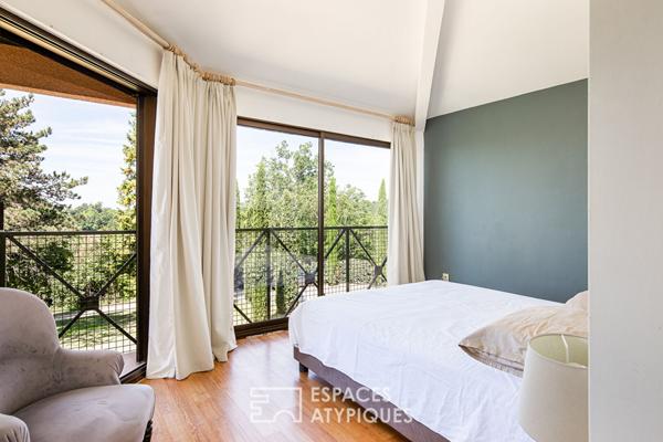 Maison d’architecte avec piscine et vue exceptionnelle proche de Montauban