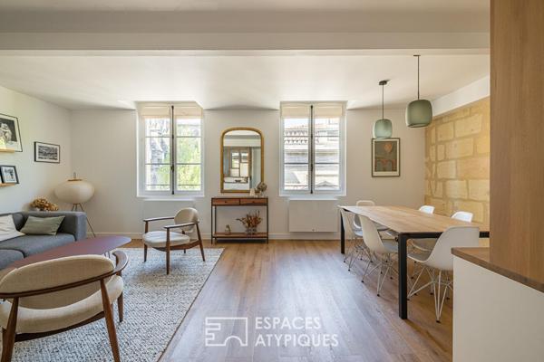 Le duplex de la rue Notre Dame face à l’église