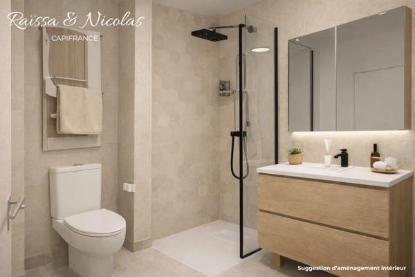 T2 lumineux avec balcon – Mirza, Cayenne