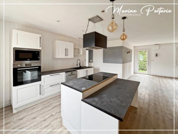 Castera verduzan - Maison de plain pied 100m² habitables - grand terrain plat