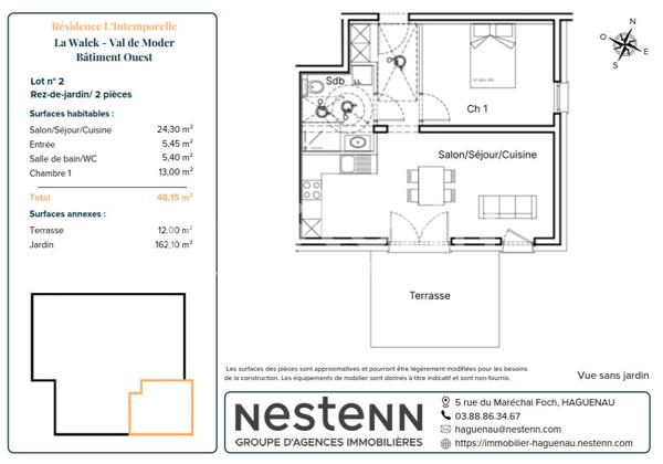 Découvrez L'Intemporelle à La Walck : résidence moderne et lumineuse du 2 au 4 pièces