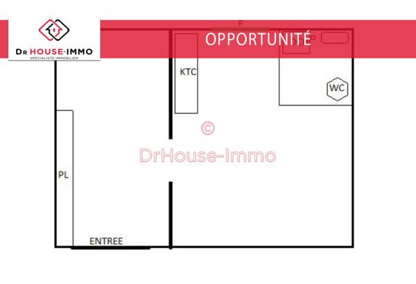 Appartement à vendre 1 pièce de 18 m²