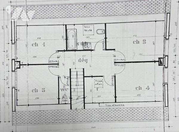 Maison fonctionnelle, 5 chambres, jardin