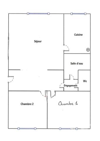 Appartement F3 à vendre  3 pièces - 50,05 m 2   PANTIN  - 93