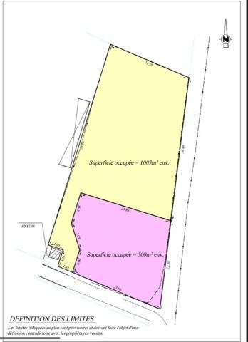 Terrain libre de constructeurs - 1005m2 , Camphin-en-carembault