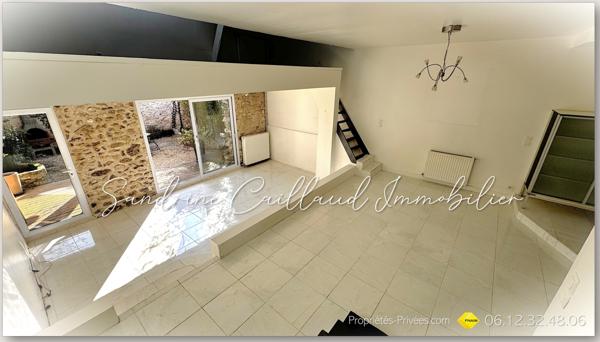 EXCLUSIVITÉ  - proche HOUDAN 17MN DANS LE 78 - Maison ancienne Loft - 3 chambres - bureau -  jardin - parking - 299000 Euros HAI