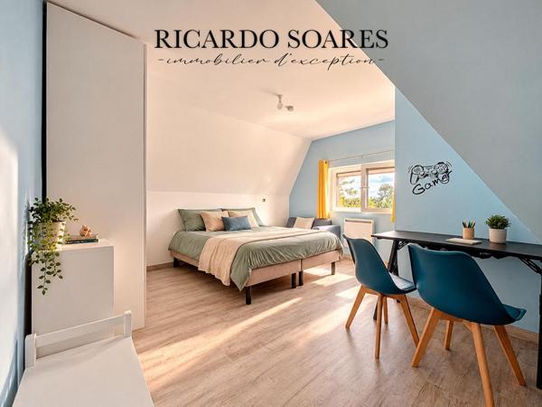 PONT-SAINTE MAXENCE (SARRON) 60700 - VUE SUR L'OISE / MAISON FAMILIALE 163 m2 AU SOL / SOUS-SOL TOTAL / 5 CHAMBRES / TERRAIN 1125 m2