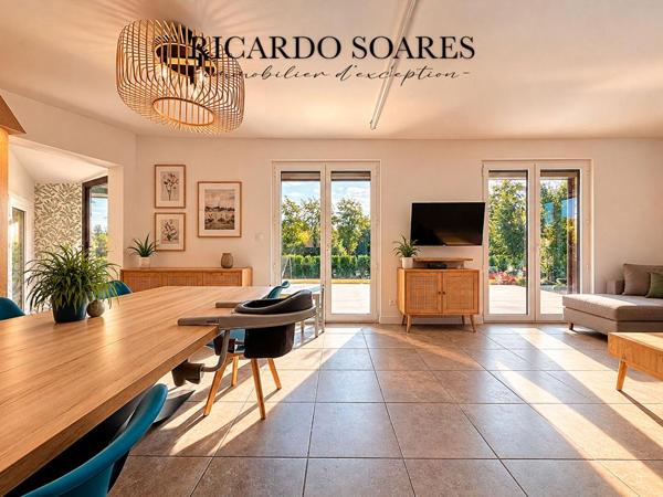 PONT-SAINTE MAXENCE (SARRON) 60700 - VUE SUR L'OISE / MAISON FAMILIALE 163 m2 AU SOL / SOUS-SOL TOTAL / 5 CHAMBRES / TERRAIN 1125 m2