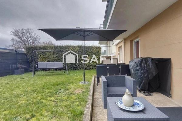 Appartement 3 pièces, jardin, place de parking