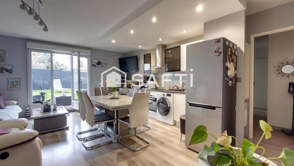 Appartement 3 pièces, jardin, place de parking