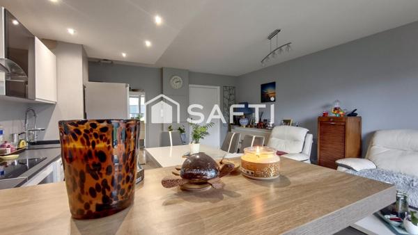 Appartement 3 pièces, jardin, place de parking