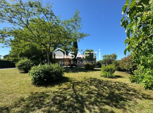 Maison plain-pied 145 m² habitables, 4 chambres