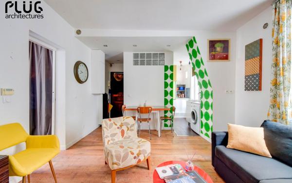 Appartement à vendre    2 pièces • 35,15 m2 Paris 19