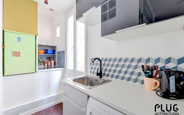 Appartement à vendre    2 pièces • 35,15 m2 Paris 19