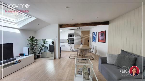 Charmant Appartement T3 de 62 m² sur 2 niveaux PLEIN BOURG