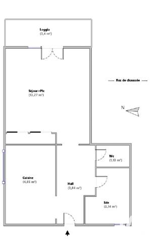 Studio à vendre 26,33 m² Gréoux-les-Bains