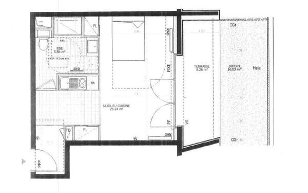 Appartement à louer    1 pièce • 32 m2 Clichy