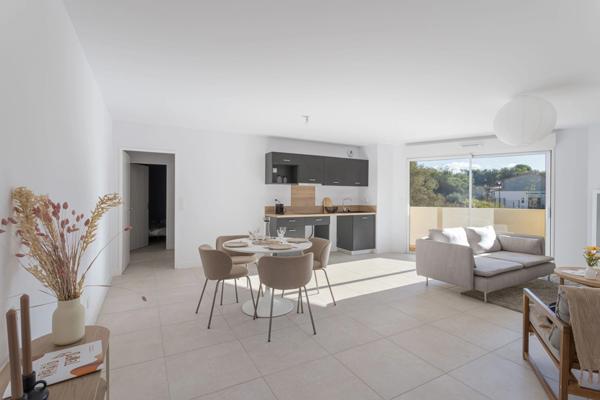 Superbe T3 neuf en RDC avec terrasse de 74m2