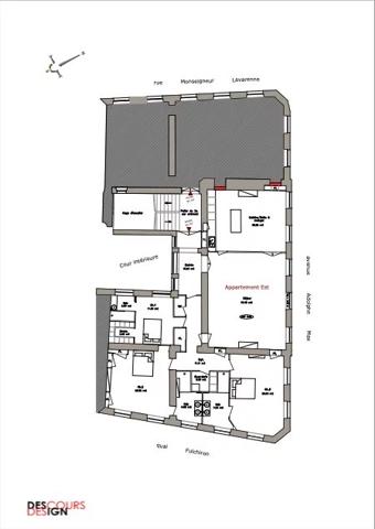 Lyon 5ᵉ – Vieux Lyon – Appartement d'angle de 203 m² – Vues Saône et Palais Saint-Jean