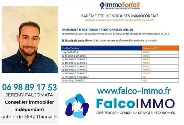 Maison mitoyenne 1 côté Mondelange 100 m²