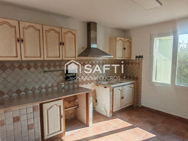 sur 1413m² VILLA T4 100M² AVEC 3 GARAGES