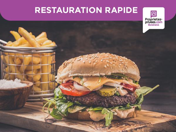 CHALON SUR SAONE 71100- Fonds de commerce Fast-Food 40 M² + réserve + caves