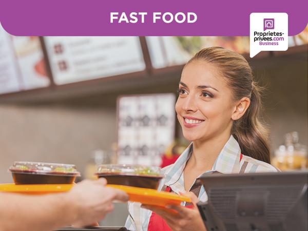 CHALON SUR SAONE 71100- Fonds de commerce Fast-Food 40 M² + réserve + caves