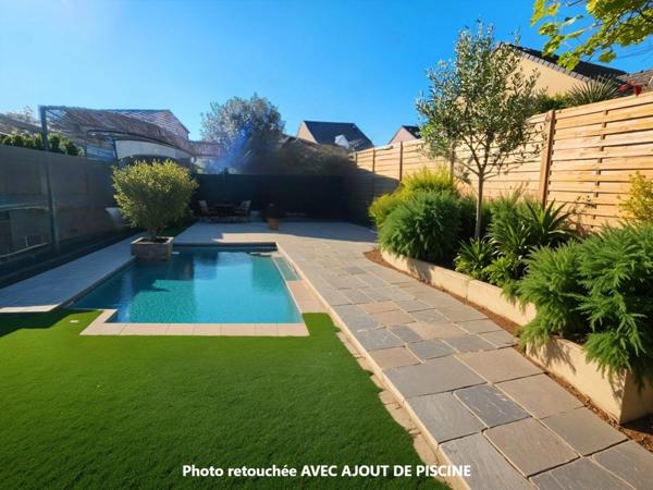 Maison de village bio climatique + grange + cour + jardin