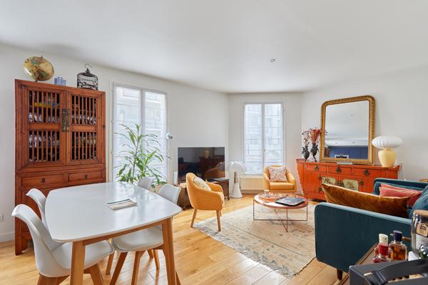 QUARTIER JOURDAIN – Paris 19 – vente appartement 3 pièces