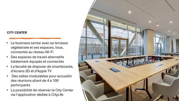 CityLife – Bureaux premium avec services et espaces bien-être, à proximité immédiate de La Défense