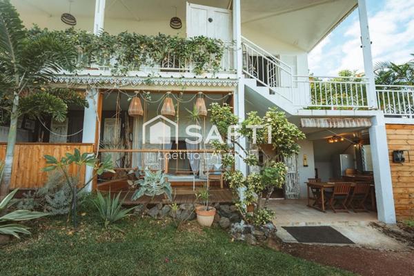 Villa de charme avec vue mer à 180° et jardin tropical – Saint-Leu