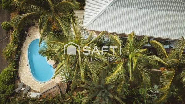 Villa de charme avec vue mer à 180° et jardin tropical – Saint-Leu