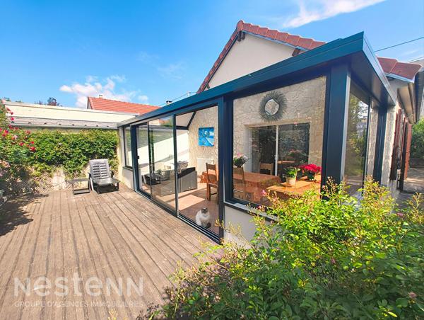 Maison Plain Pied Ermont 5 pièce(s) 80m² avec véranda, terrasse, jardin, cave et garage
