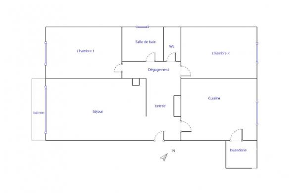 Appartement à vendre 3 pièces 64 m² Alfortville