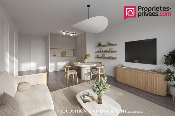 Appartement  3 pièces- 58m²- Terrasse- Parking- Ascenseur