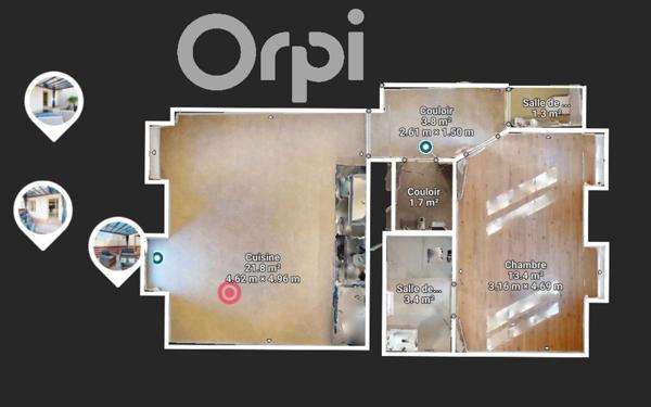 Appartement à vendre    2 pièces • 44,04 m2 Colmar