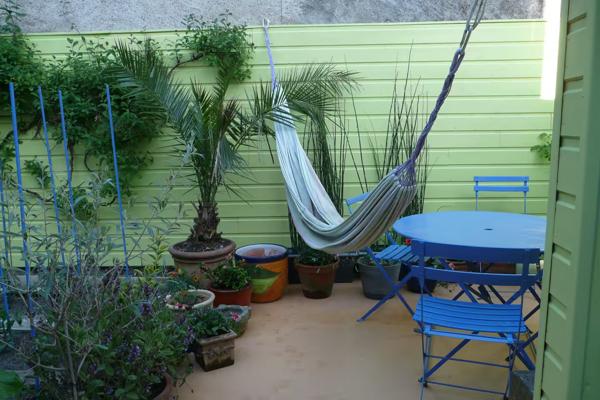 Maison de ville avec cour