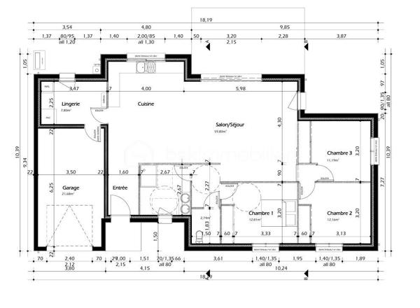 Pavillon individuel sur la commune d'Anetz. Construit en 2021 avec de belle prestations architectural et une décoration élégante et soignée.

Venez découvrir ce bien rare sur le secteur d'une surface de 116m2, composé d'une grande pièce à vivre orientée plein sud avec aucun vis a vis, trois chambres, une salle de douche, une buanderie et un garage.
Plancher chauffant et rafraichissant en aérothermie.

Coté extérieur, une superbe terrasse bois cocooning avec  salon et spa.
Le tous sur un terrain  entièrement clos de 509m2 sans vis a vis.