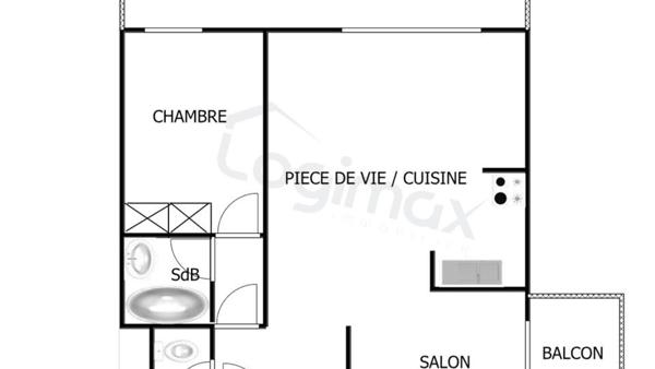 Vente appartement La rochelle, 46m² 2 pièces 273 000 €